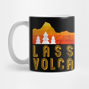 Lassen Volcanic national park retro vintage Mug